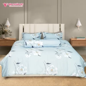 Bộ Ga Giường /Mền Thuần Việt ECTC 04 – Lụa Thoáng Mát, Thấm Hút Mồ Hôi Tốt